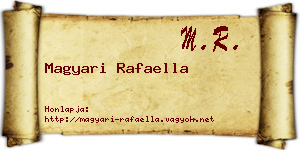 Magyari Rafaella névjegykártya